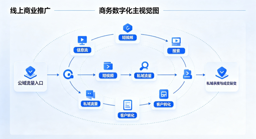 下花园区线上商业推广怎么做？全域流量闭环搭建与低成本转化实战指南
